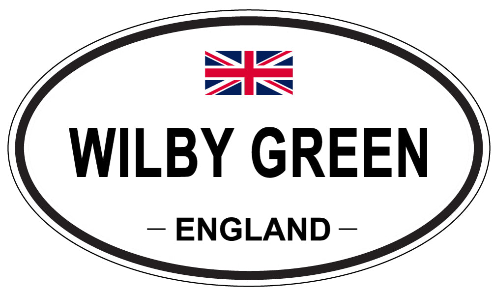 WILBY GREEN, England - Oval Magnet