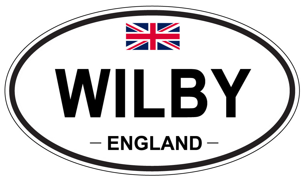 WILBY, England - Oval Magnet