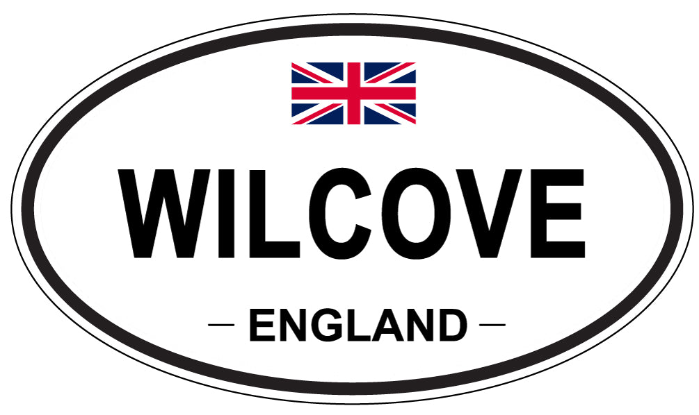 WILCOVE, ENGLAND - Oval Sticker