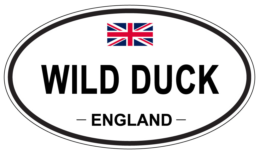 WILD DUCK, England - Oval Magnet