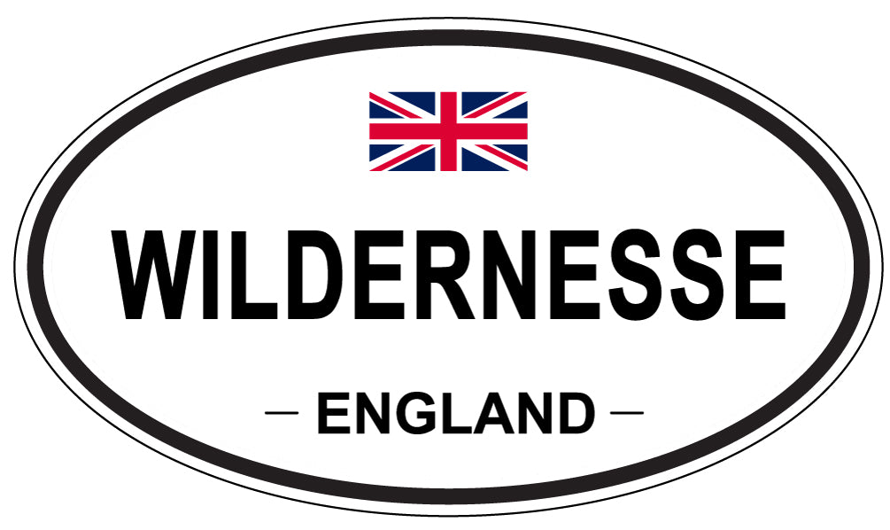 WILDERNESSE, England - Oval Magnet