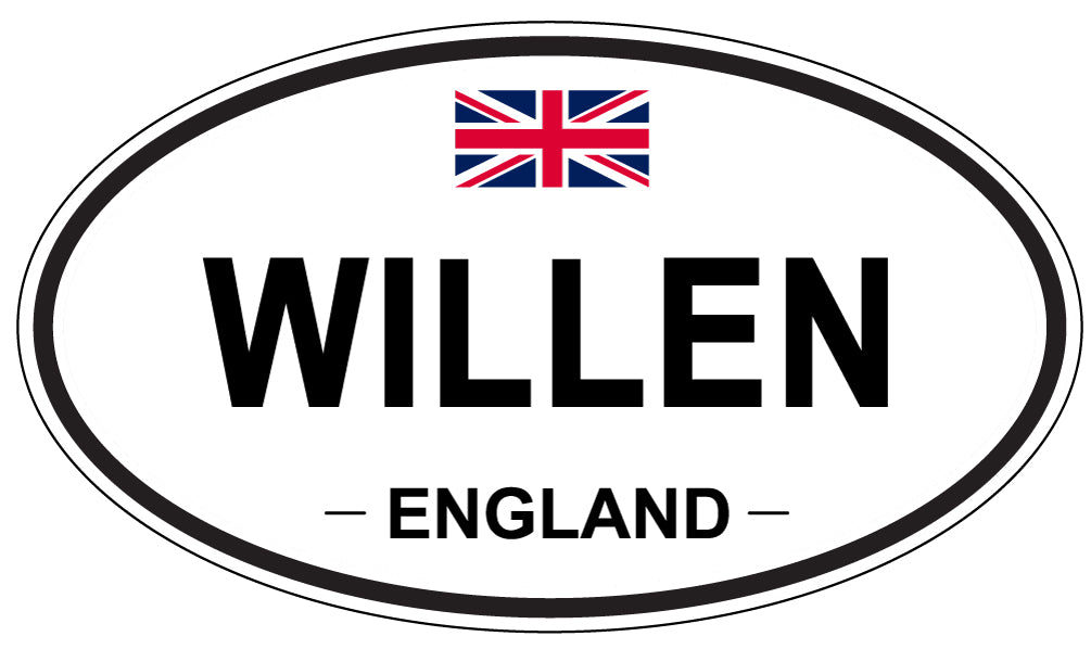 WILLEN, England - Oval Magnet