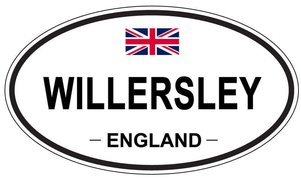 WILLERSLEY, England - Oval Magnet