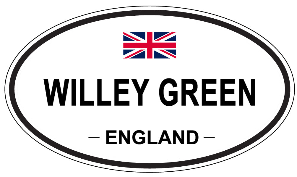 WILLEY GREEN, England - Oval Magnet
