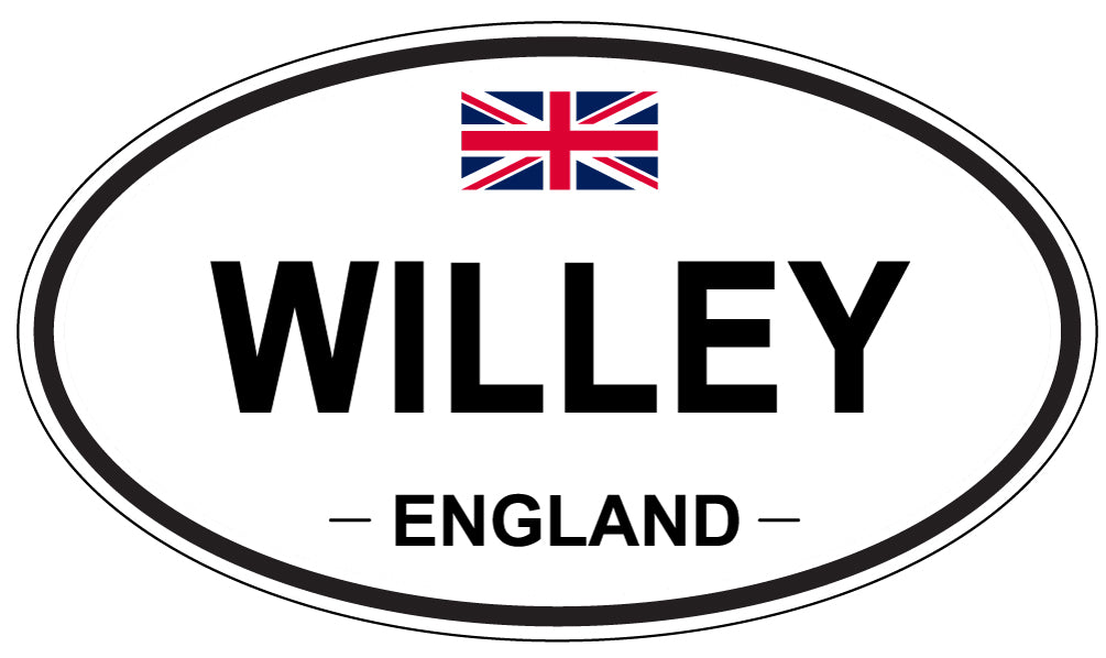WILLEY, England - Oval Magnet