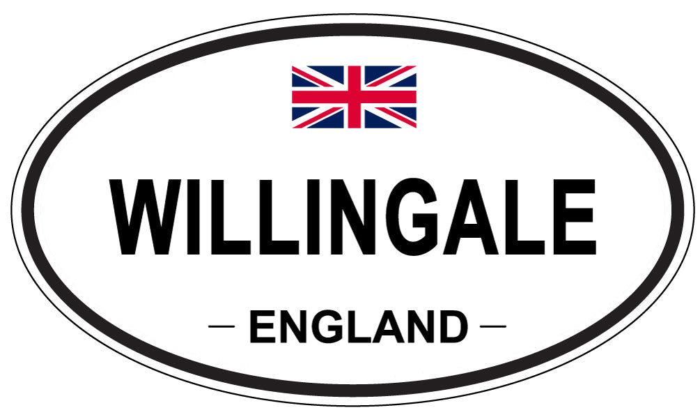 WILLINGALE, ENGLAND - Oval Sticker