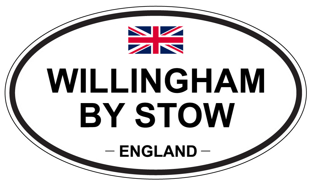 WILLINGHAM BY STOW, England - Oval Magnet