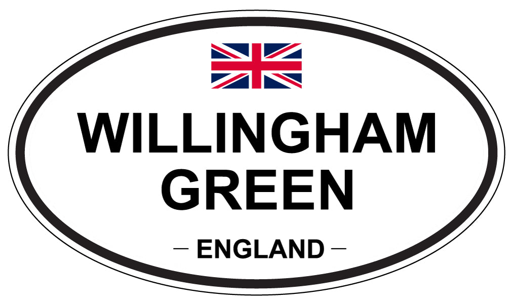 WILLINGHAM GREEN, England - Oval Magnet