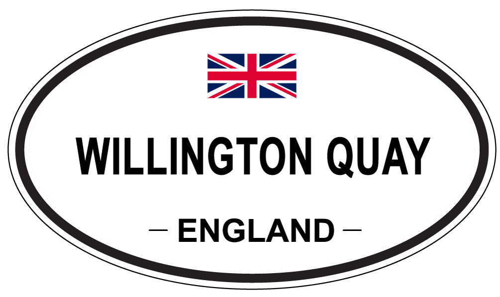 WILLINGTON QUAY, England - Oval Magnet