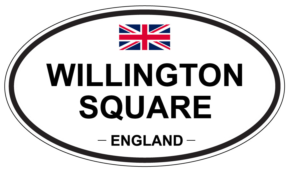 WILLINGTON SQUARE, England - Oval Magnet