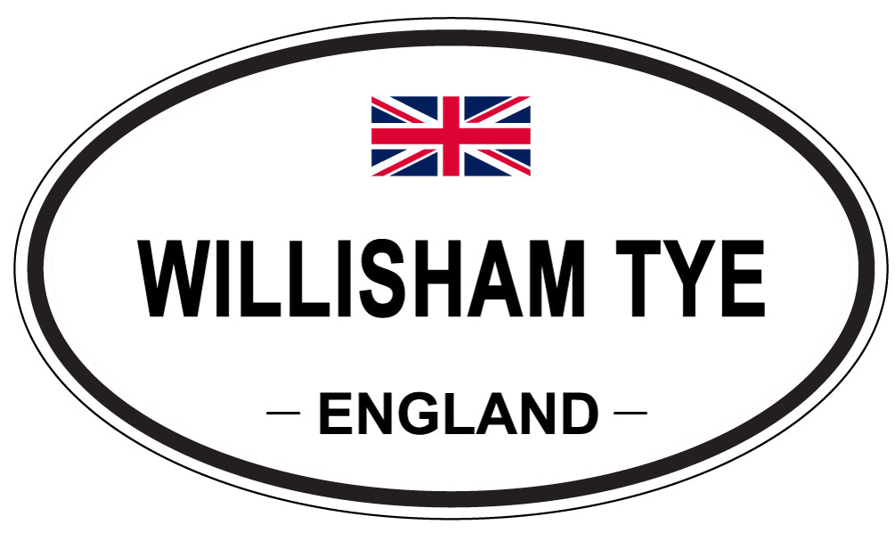 WILLISHAM TYE, England - Oval Magnet
