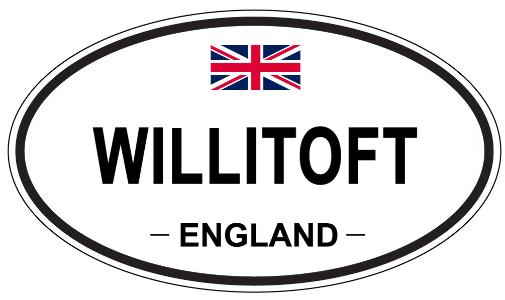 WILLITOFT, England - Oval Magnet