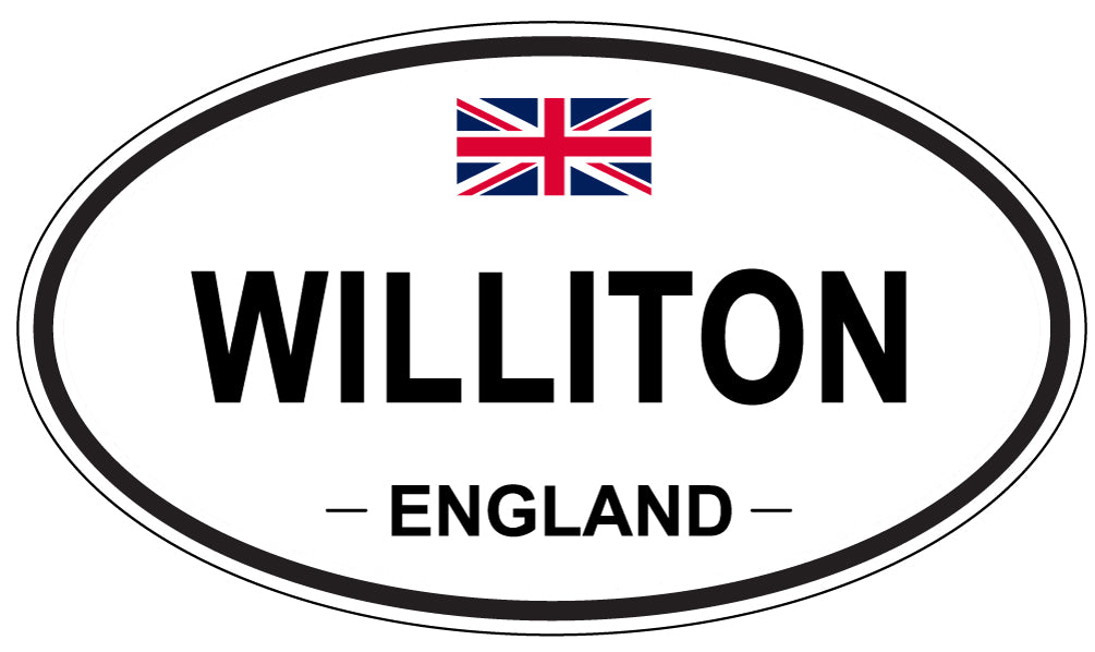 WILLITON, England - Oval Magnet