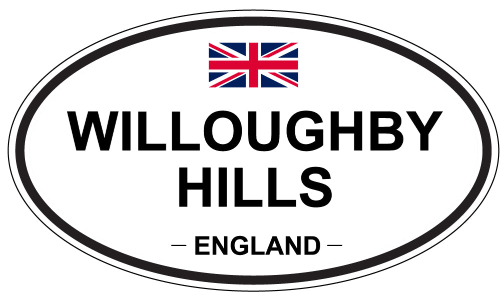WILLOUGHBY HILLS, England - Oval Magnet