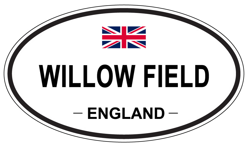 WILLOW FIELD, England - Oval Magnet