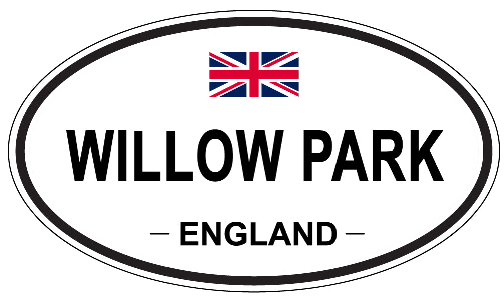 WILLOW PARK, England - Oval Magnet