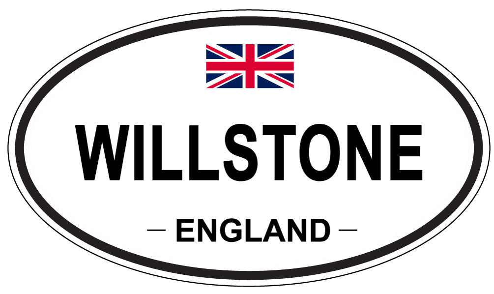 WILLSTONE, England - Oval Magnet