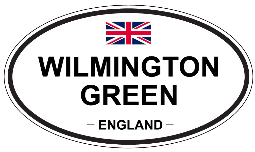 WILMINGTON GREEN, England - Oval Magnet