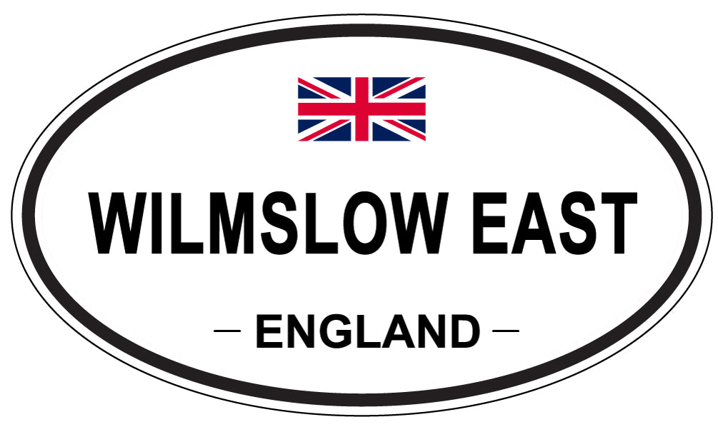 WILMSLOW EAST, England - Oval Magnet