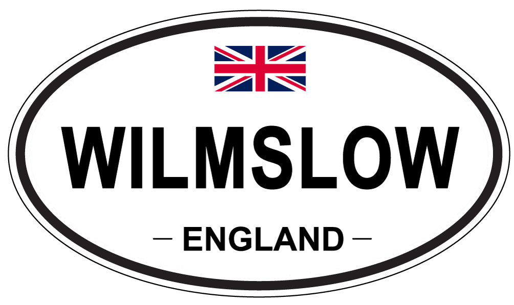 WILMSLOW, ENGLAND - Oval Sticker