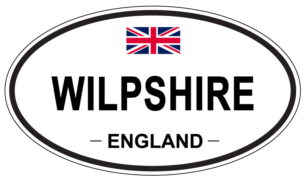 WILPSHIRE, ENGLAND - Oval Sticker