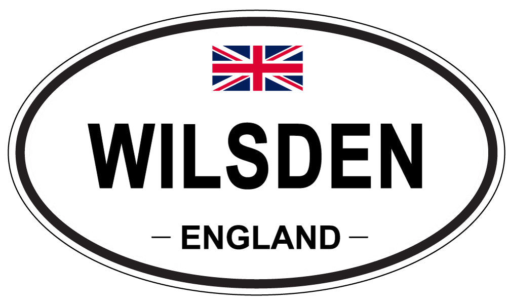 WILSDEN, ENGLAND - Oval Sticker