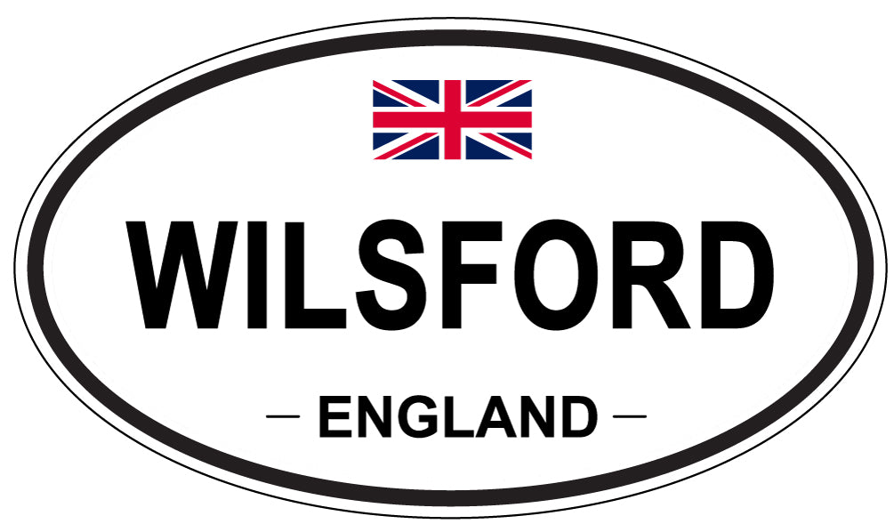WILSFORD, England - Oval Magnet
