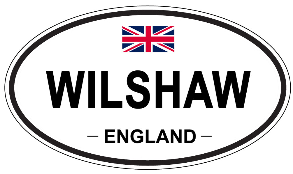 WILSHAW, England - Oval Magnet
