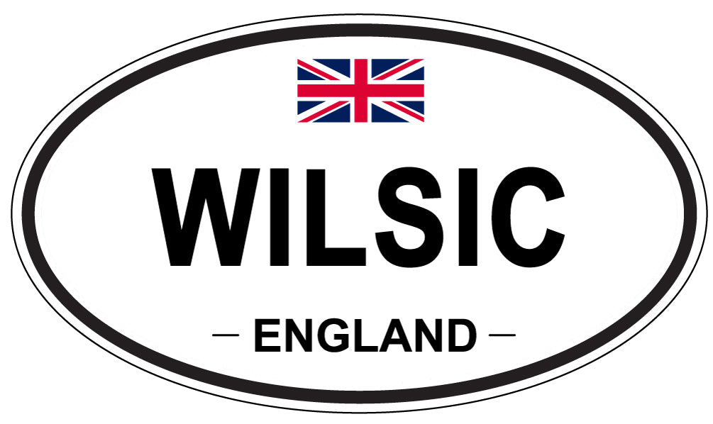 WILSIC, England - Oval Magnet
