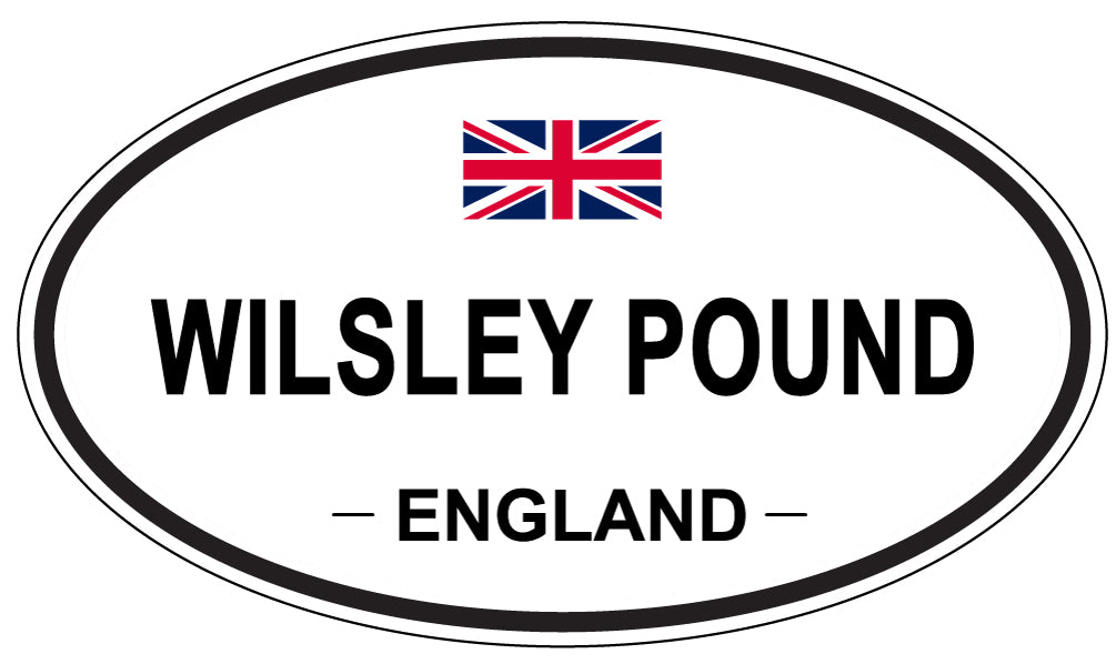 WILSLEY POUND, ENGLAND - Oval Sticker