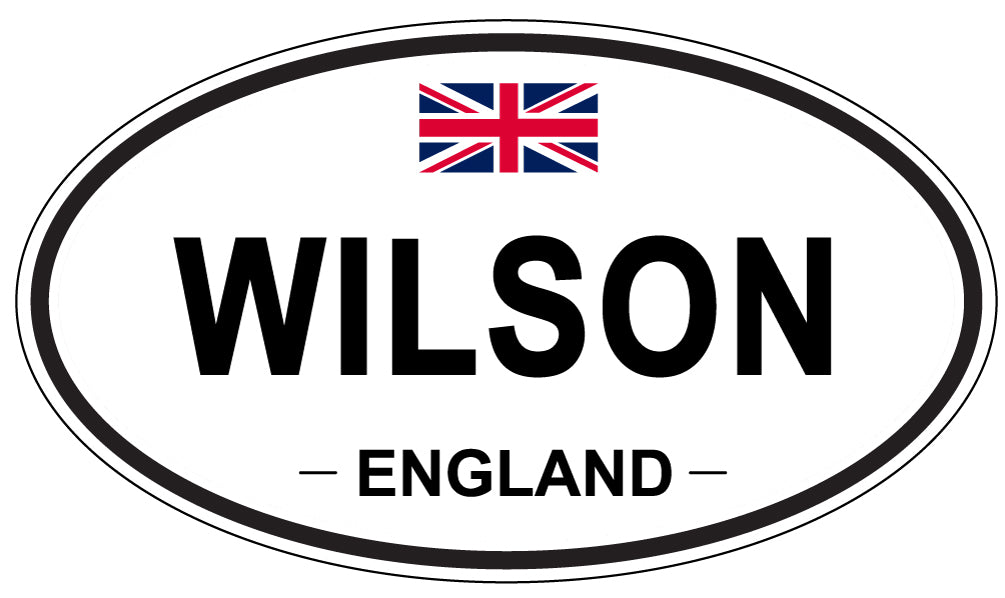 WILSON, England - Oval Magnet