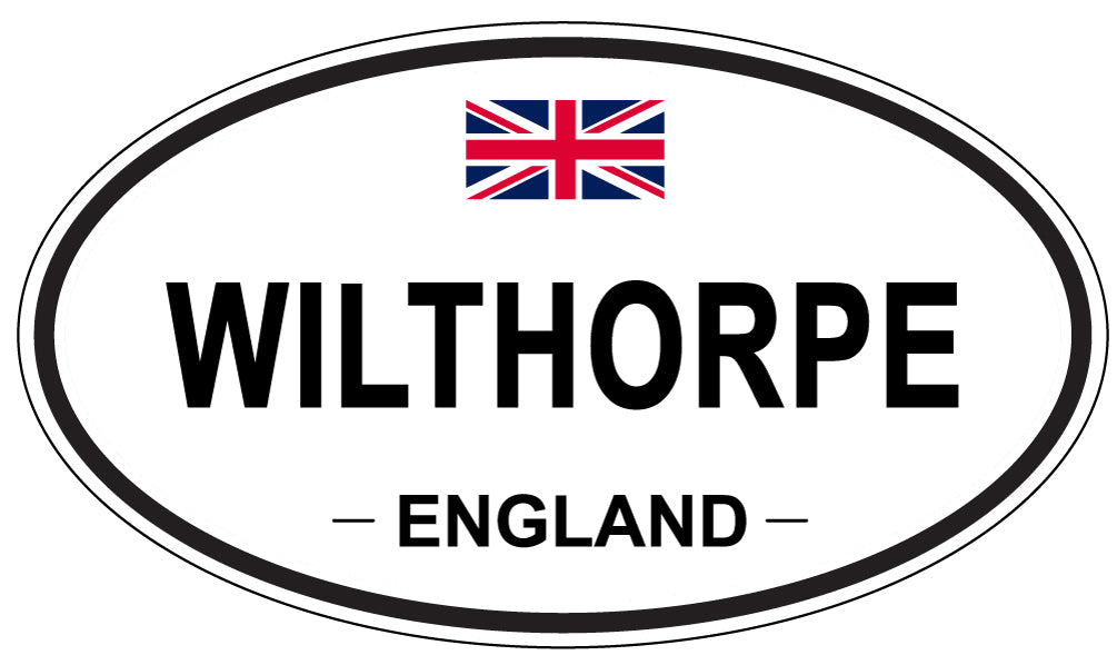 WILTHORPE, ENGLAND - Oval Sticker