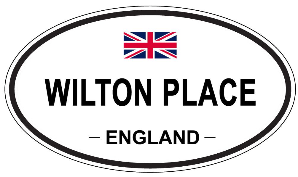 WILTON PLACE, England - Oval Magnet
