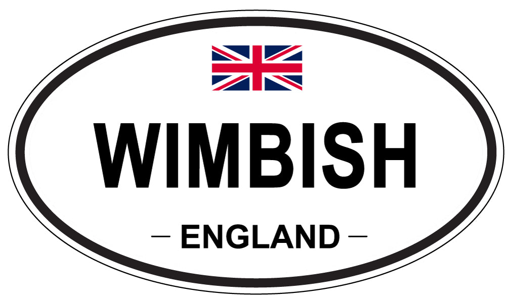 WIMBISH, England - Oval Magnet