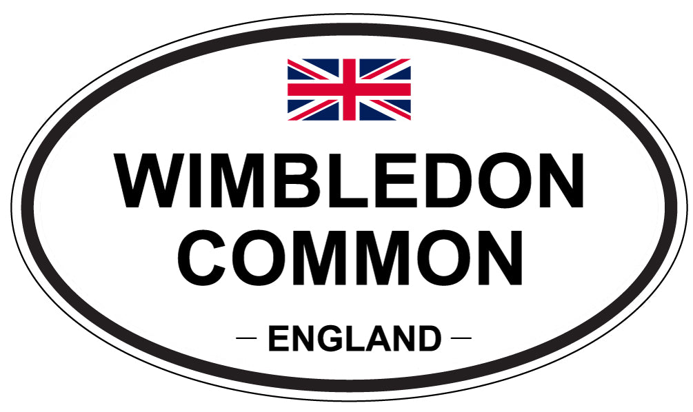 WIMBLEDON COMMON, ENGLAND - Oval Sticker