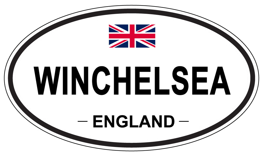 WINCHELSEA, ENGLAND - Oval Sticker