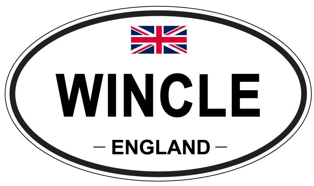 WINCLE, England - Oval Magnet