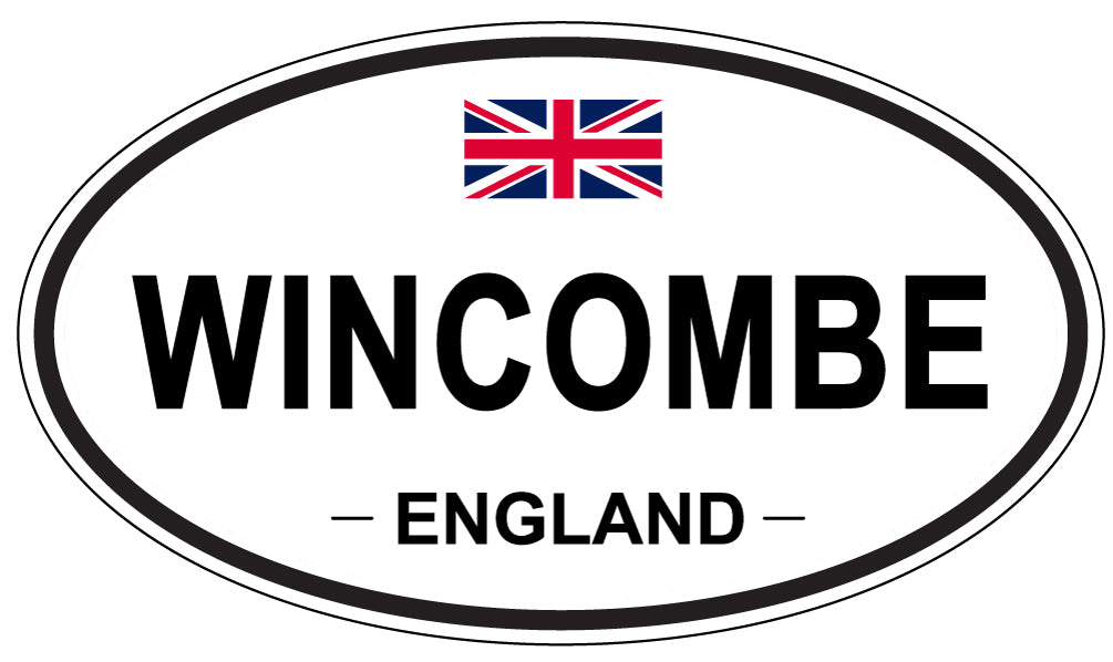 WINCOMBE, ENGLAND - Oval Sticker