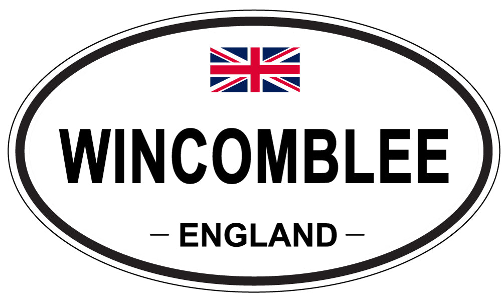 WINCOMBLEE, ENGLAND - Oval Sticker