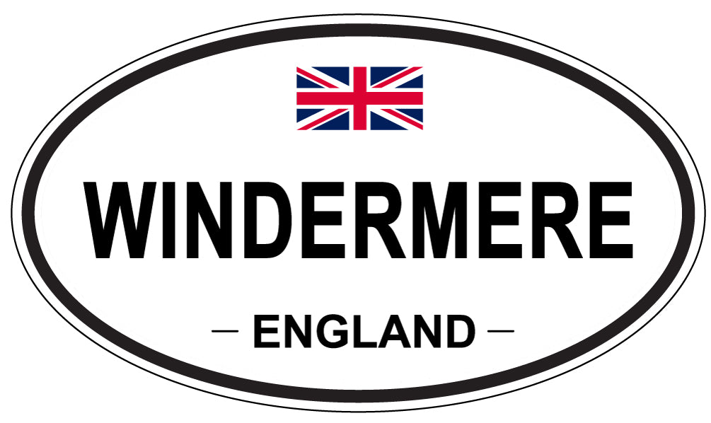 WINDERMERE, England - Oval Magnet