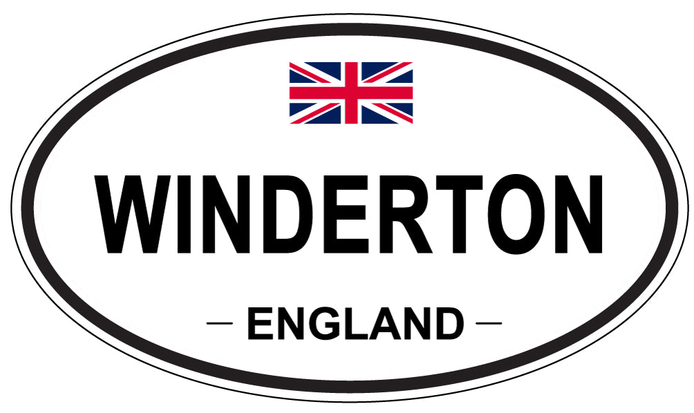 WINDERTON, England - Oval Magnet