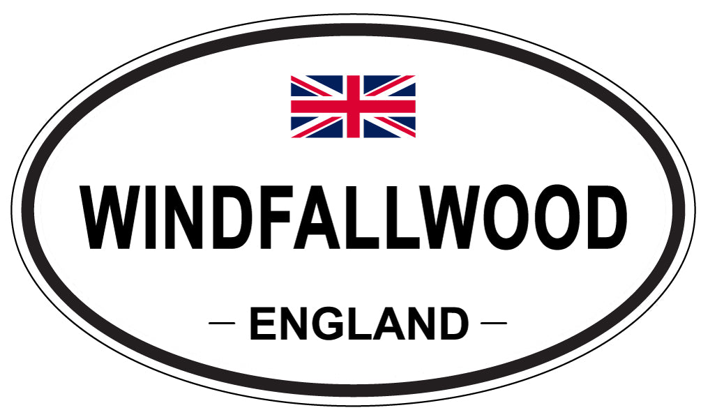 WINDFALLWOOD, England - Oval Magnet