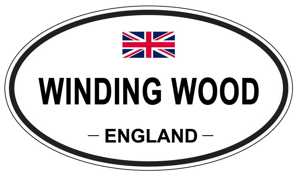 WINDING WOOD, England - Oval Magnet