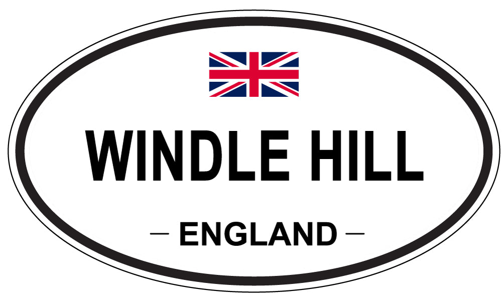 WINDLE HILL, England - Oval Magnet