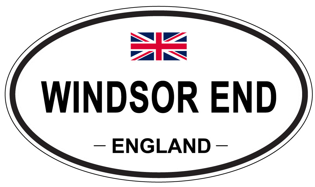 WINDSOR END, England - Oval Magnet