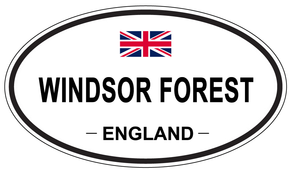 WINDSOR FOREST, England - Oval Magnet