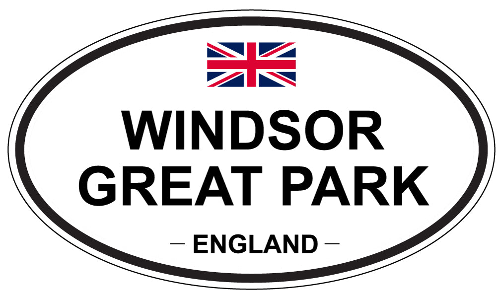 WINDSOR GREAT PARK, England - Oval Magnet