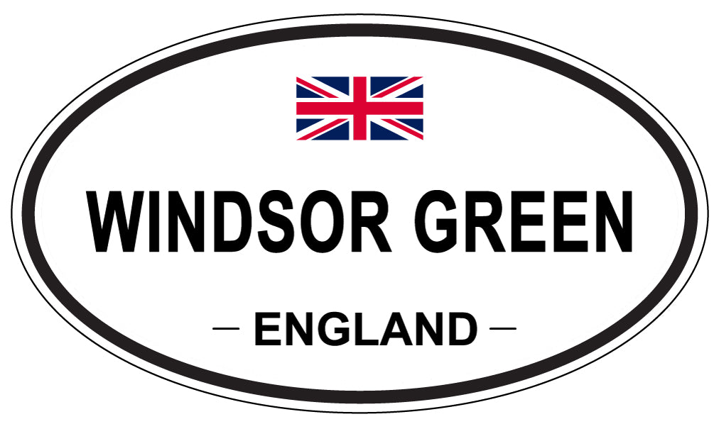 WINDSOR GREEN, England - Oval Magnet