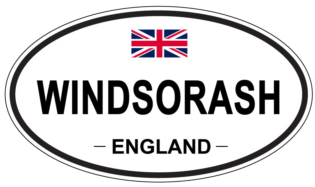 WINDSORASH, England - Oval Magnet