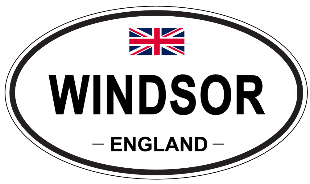 WINDSOR, England - Oval Magnet